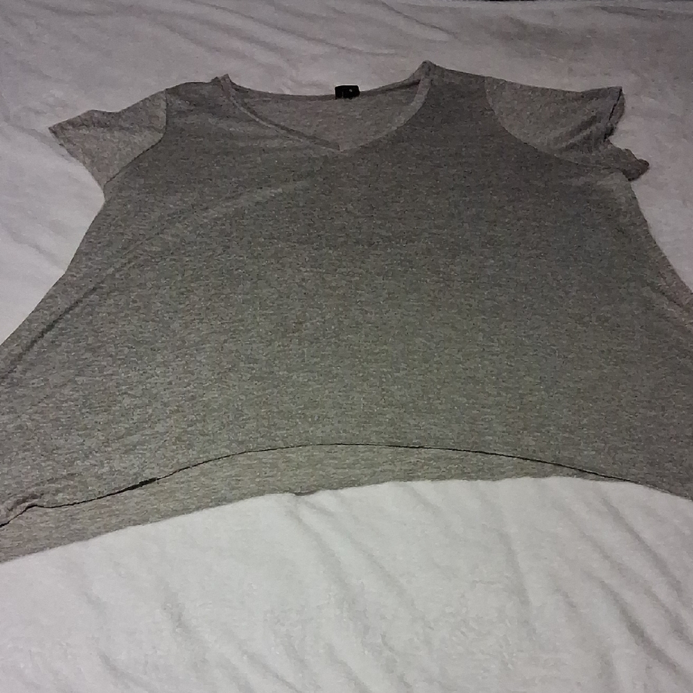 Torrid Heather Gray Short Sleeve Top